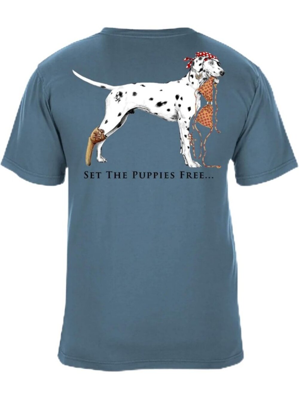 Vintage Graphic T-Shirt, Relaxed Fit, 100% Cotton, Garment Dyed, Cute Puppy